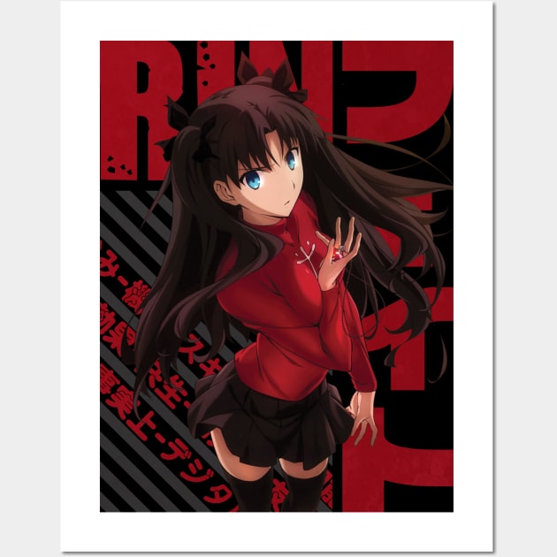 Fate - Rin Toosaka #01 Wall Art by Recup-Tout